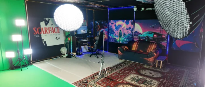 Dogfox Studios recording areas and lounge